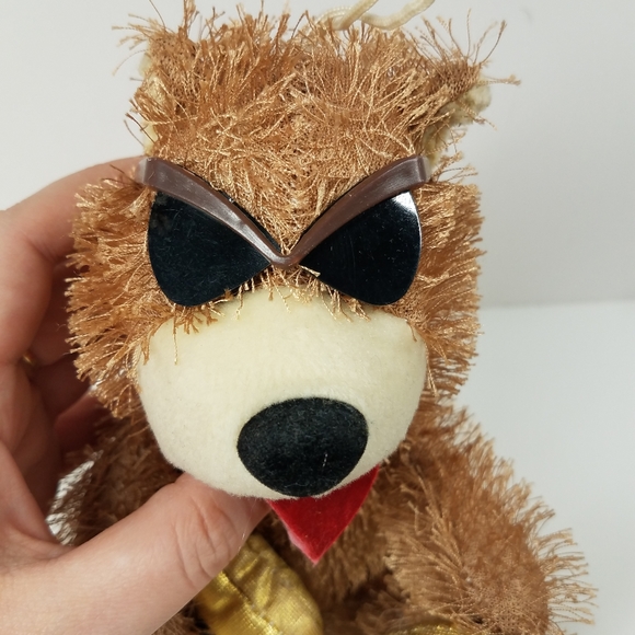 Bear Plush Toy, Dog Plush Toy, Squirrel Plush Keychain, Lot of 3 Stuffed Animals - Picture 8 of 15